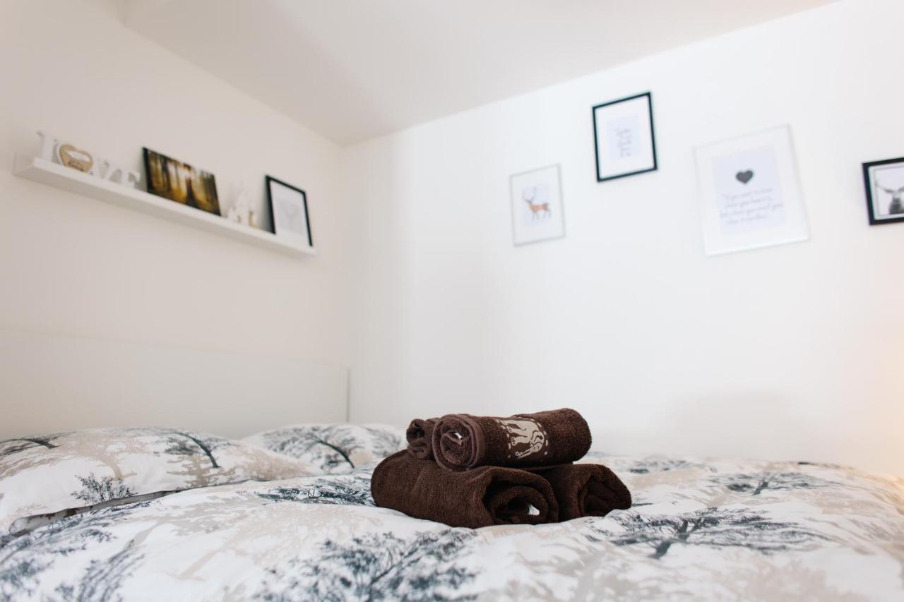 Apartmán s nádherným výhledem v centru Harrachova Esterno foto