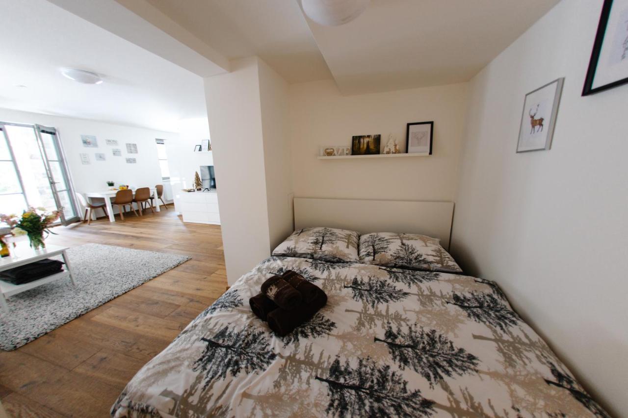 Apartmán s nádherným výhledem v centru Harrachova Esterno foto