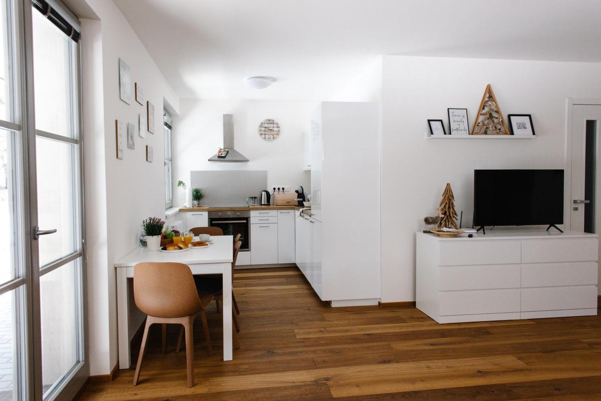 Apartmán s nádherným výhledem v centru Harrachova Esterno foto